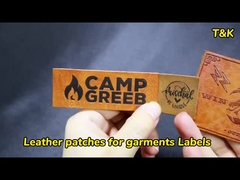 Личная фибра ПУ кожевенная этикетка для переноса силиконовый мягкий 3D логотип