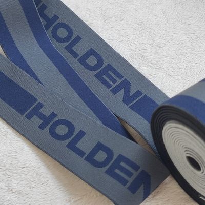Factory High Elasticity Elastic Band Strap Webbing Knitted  Jacquard Ribbon Custom Elastic Tape for Bags Clothing