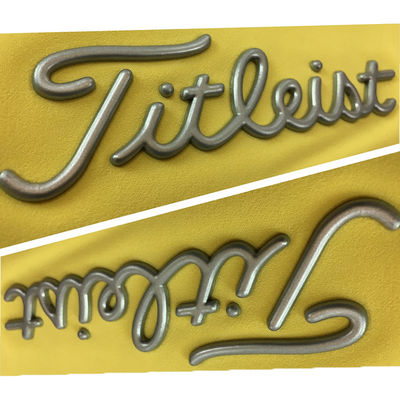 Custom Logo 3D Embossed Eco-Friendly Silicone Heat Transfer Labels for Clothing Use