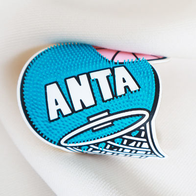 3D Brush Type Silicone Heat Transfer Label with Raised Effect and Multiple Shapes for Custom Clothing Tags