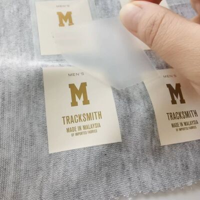 Customized Hot Sale Size Label Adult Clothing Custom Sizes Stickers Heat Transfer  Packaging Labels Roll for Clothes