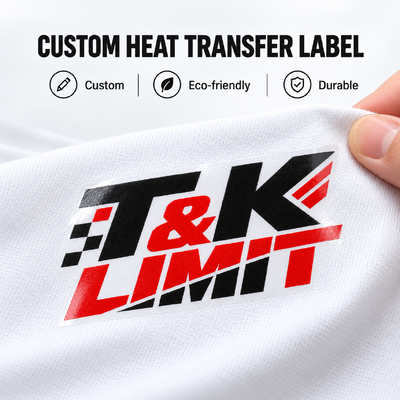 Custom Printed Heat Transfer Logos for T Shirts Activewear and Sports Clothing