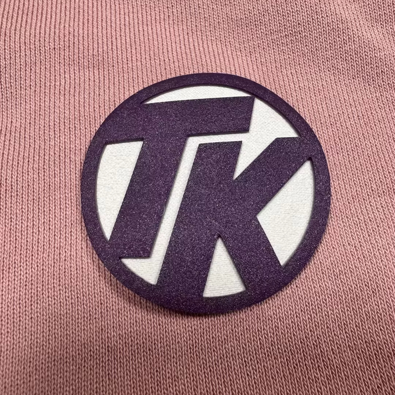 Custom Logo Modern Heat Cut Silicone Heat Transfer Label for Garment and Bags