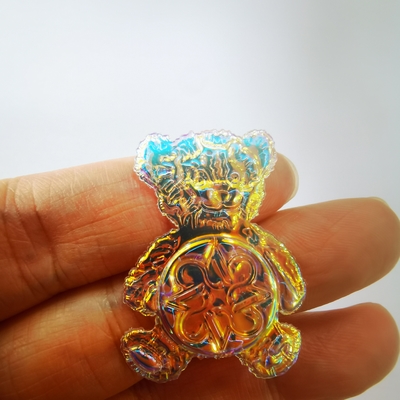 Значок пальто изготовленной на заказ модной волшебной заплаты цвета 3D TPU Washable